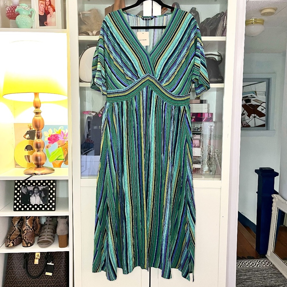 Emerald Green Long Dress for Vacation! Size 12